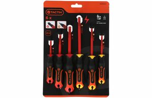 SCREWDRIVER 6PCS SET INSULATED TACTIX SCREWDRIVER 6PCS SET INSULATED TACTIX